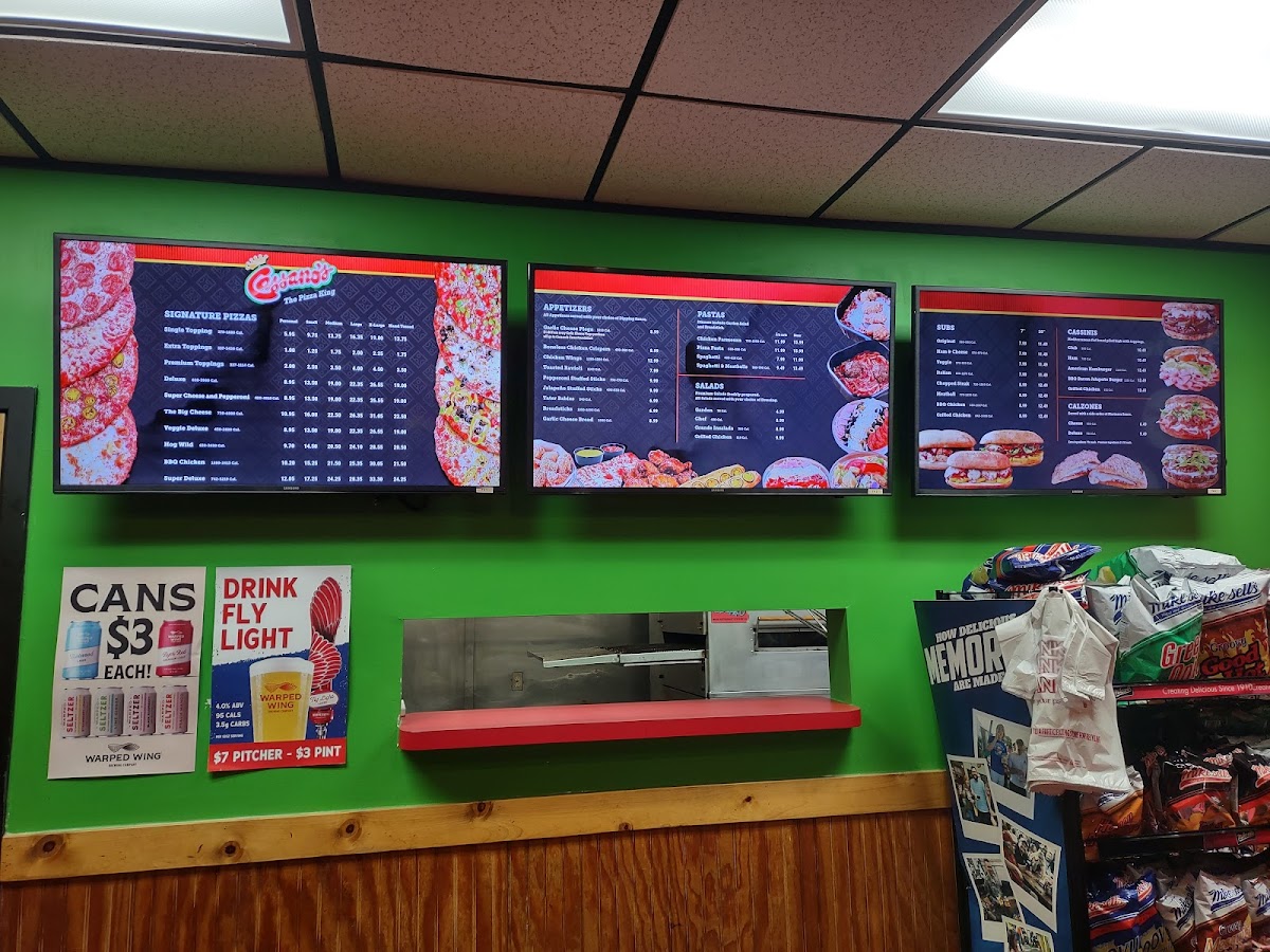 Menu Cassano's The Pizza King-9